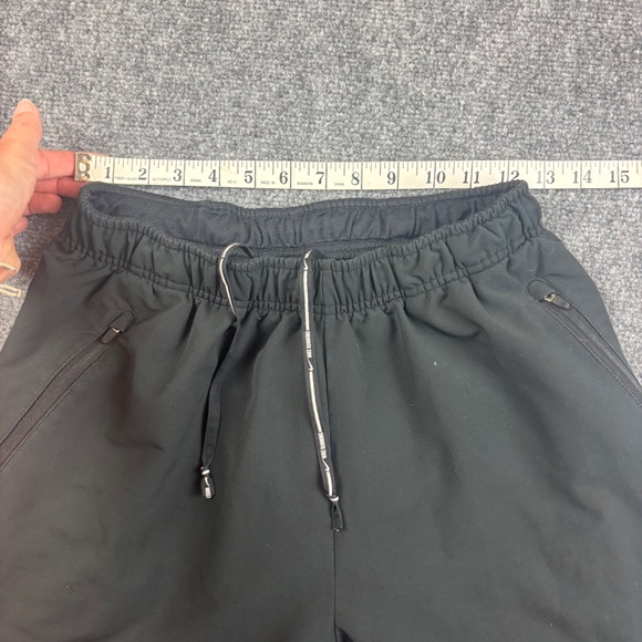 NIKE Running Black Tapered Athletic Pants Zipper Hem Dri-Fit size: Medium - Picture 5 of 9